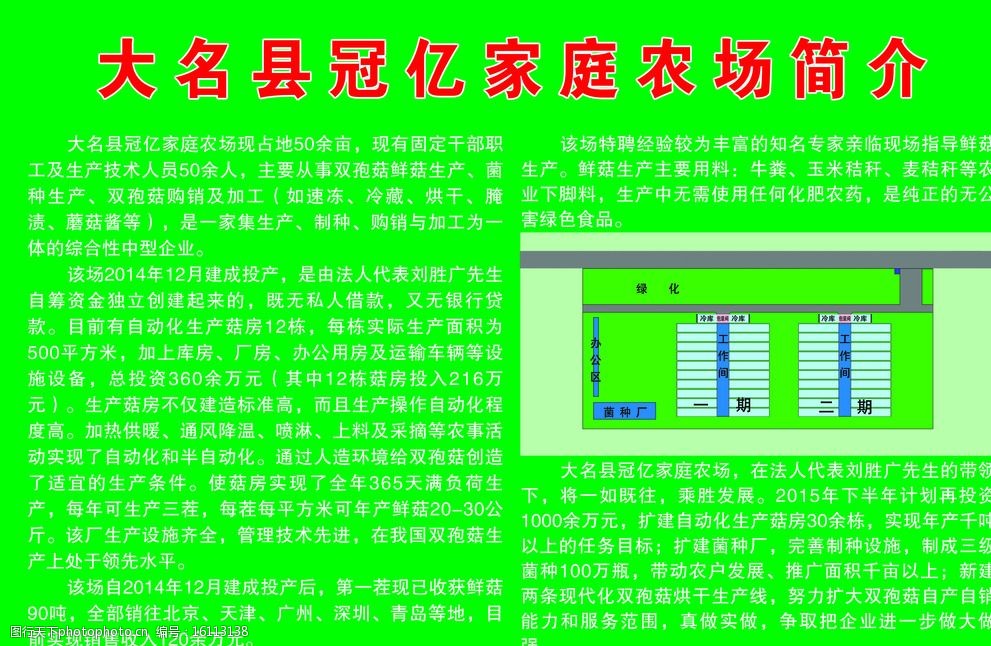 大名县冠亿家庭农场平面图图片