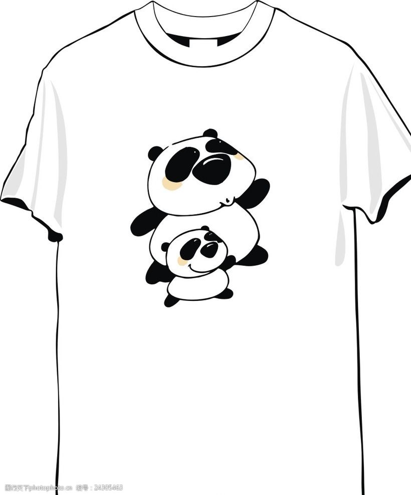 图案t恤 可爱t恤 白色 涂鸦 手绘 彩色 卡通 矢量图 小动物 可爱 设计
