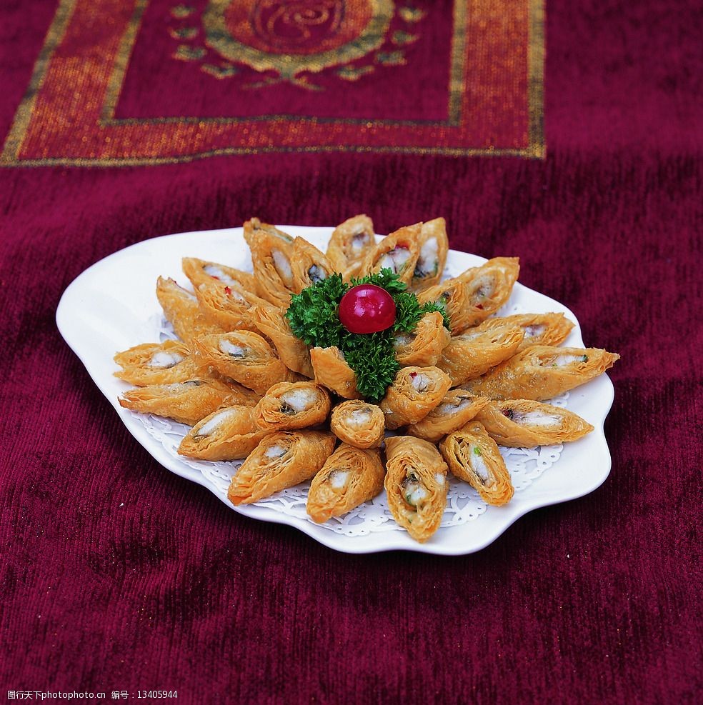 豆腐皮黄鱼卷图片