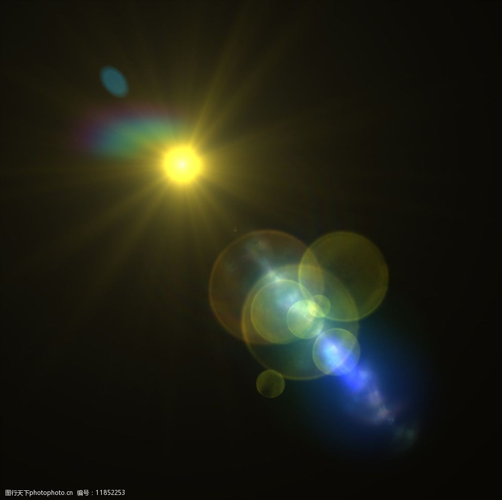 148款镜头光晕笔刷素图片