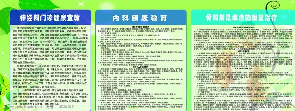 門診各科室特色 門診 宣傳欄 海報 醫院 教育宣傳欄 各科室宣傳 設計