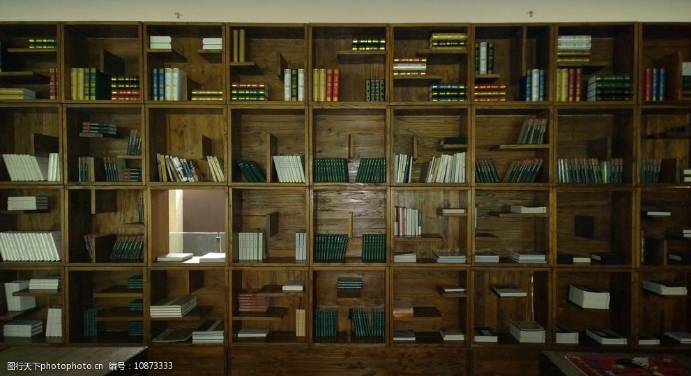 木质书柜图片