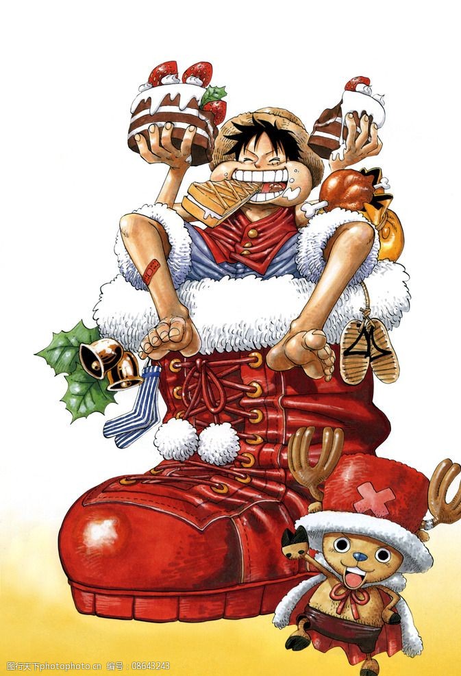 路飞乔巴(高清)图片