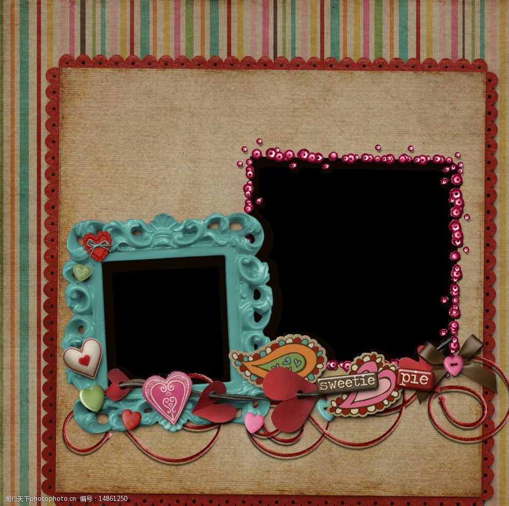 儿童相框模板图片