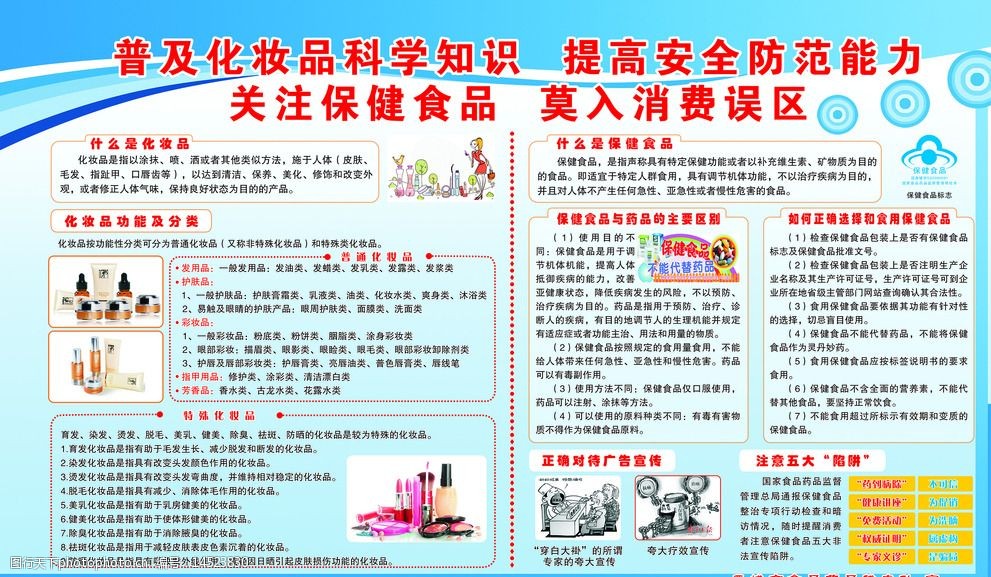 普及化妆品科学知识关图片
