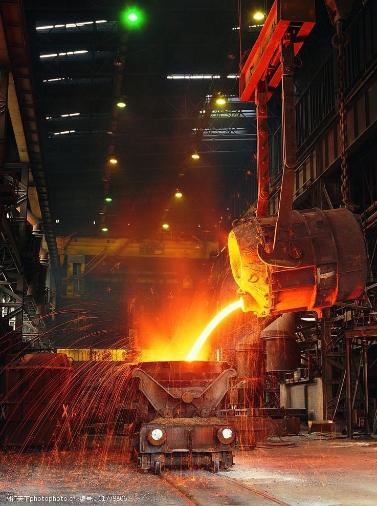 炼钢厂外景图片
