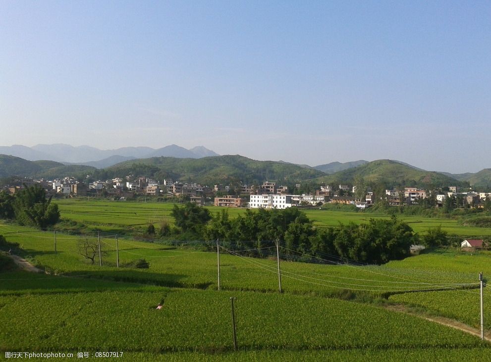 关键词:田园风光 自然风光 田园 村庄 山村 农村 稻田 村子 小村庄