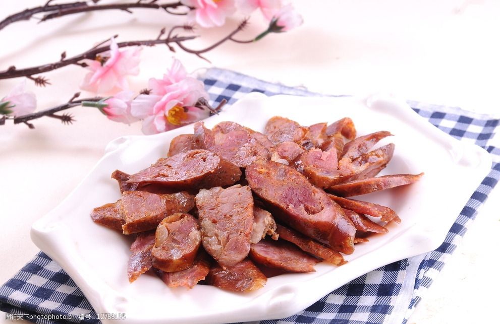 传统美食川味香肠图片