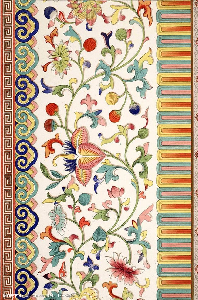 中国传统花纹图案图片