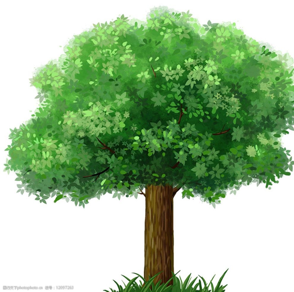 关键词:手绘大树 绿树 手绘 漫画 psd分层 大树 设计 psd分层素材 72