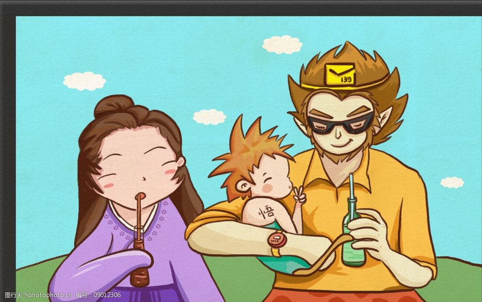 西游记全家福悟空图片