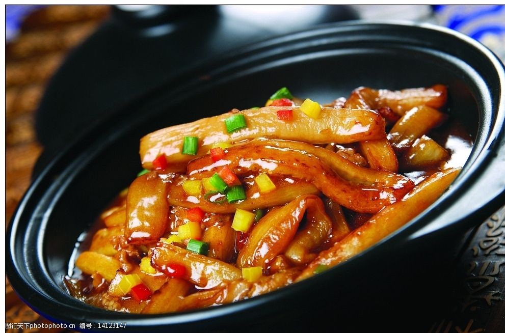 鹅肝酱烧茄子图片