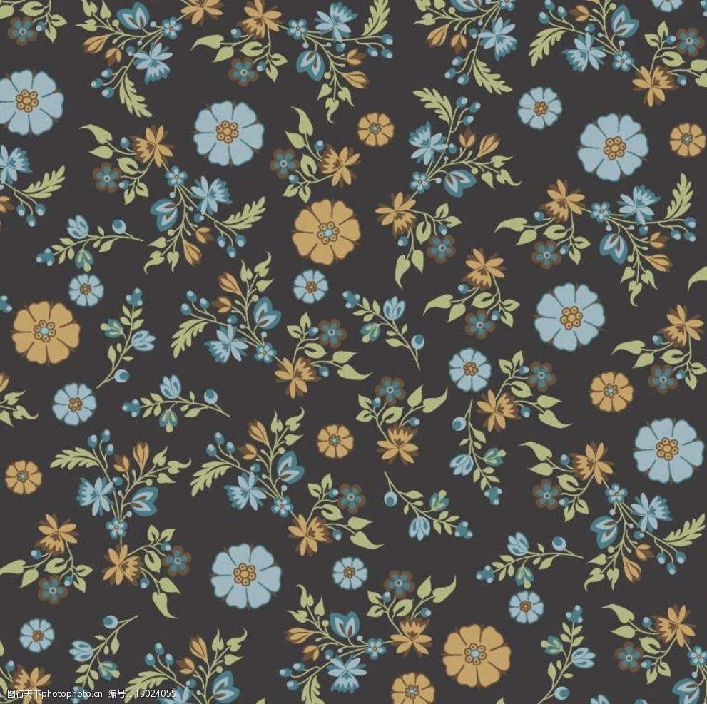 高端品牌服装布匹面料墙纸图案图片