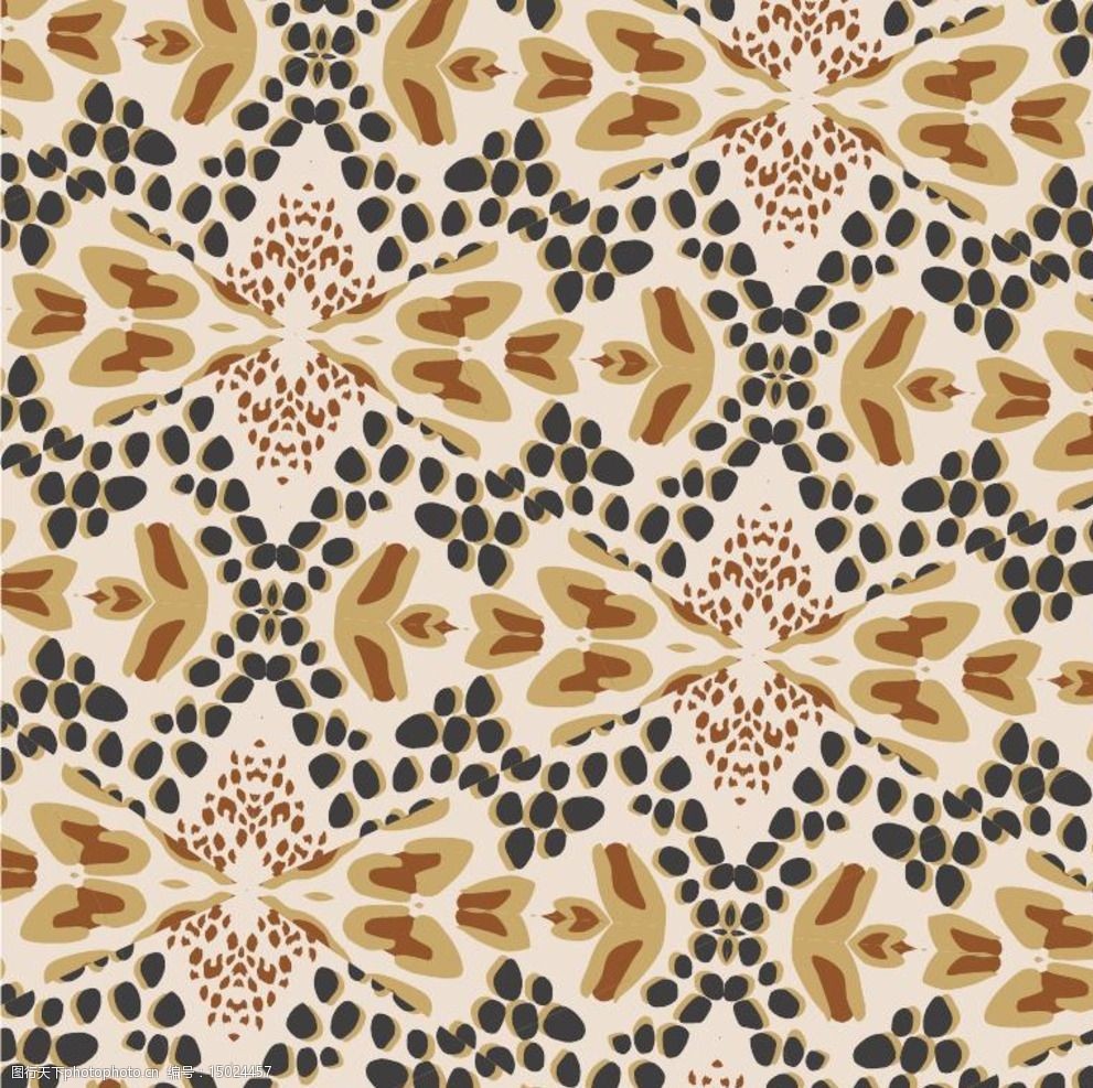 高端品牌服装布匹面料墙纸图案图片