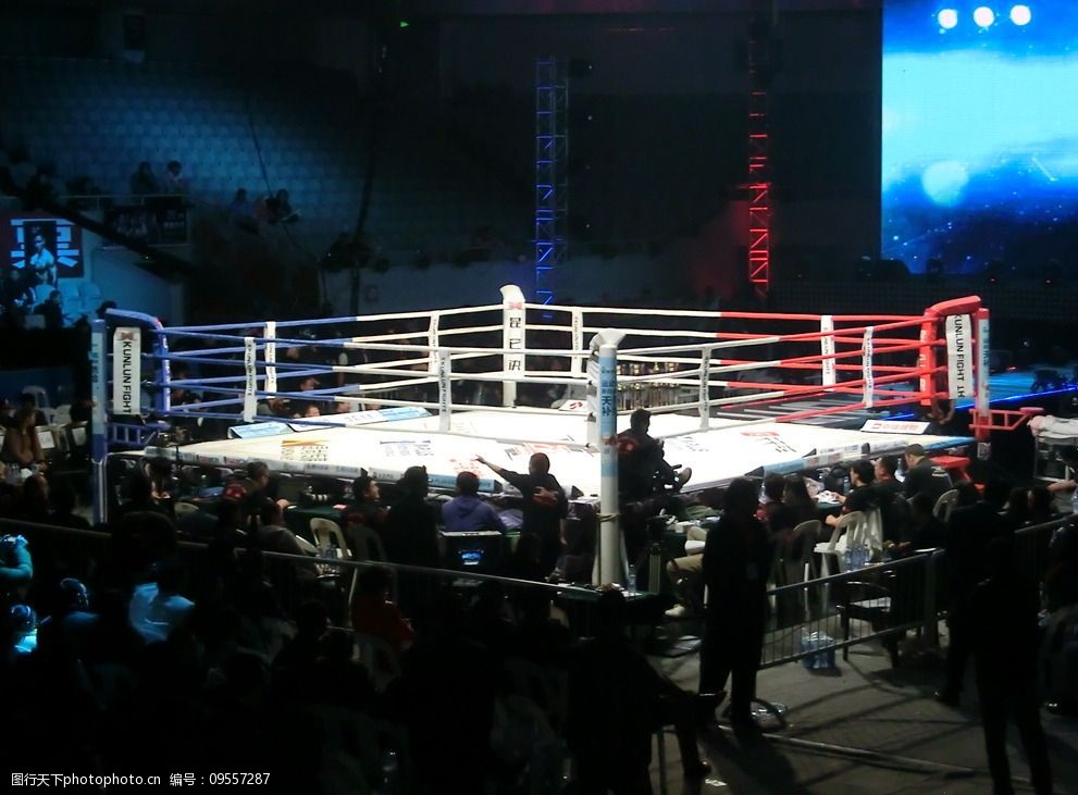 拳击台上图片