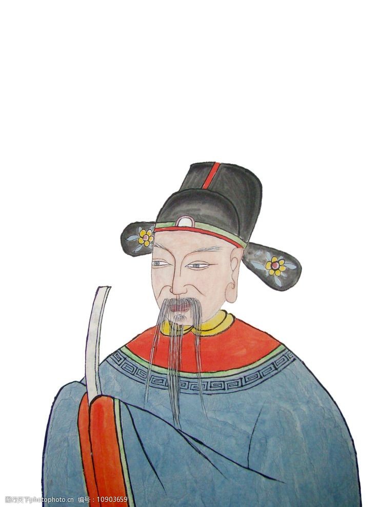 古人明清祖先画像图片