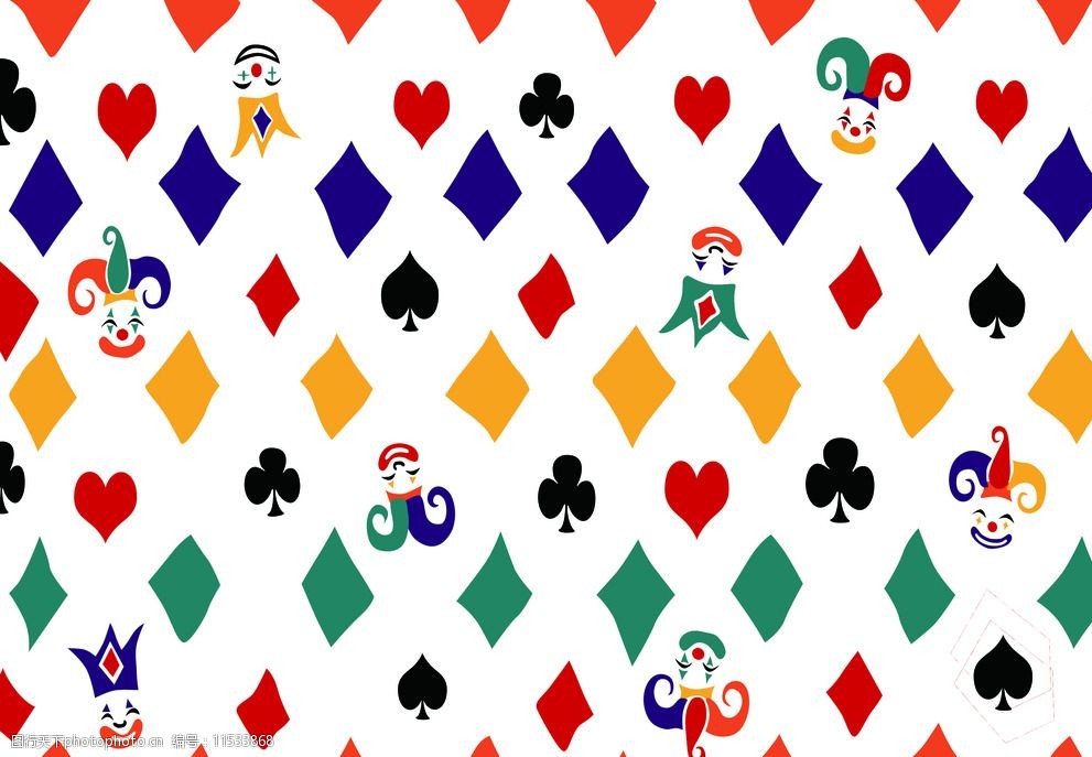 儿童服饰卡通花纹循环图图片