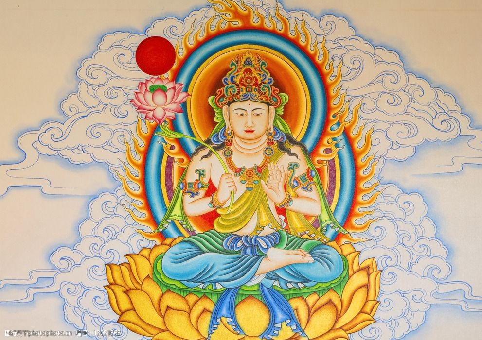 高清菩萨画像图片