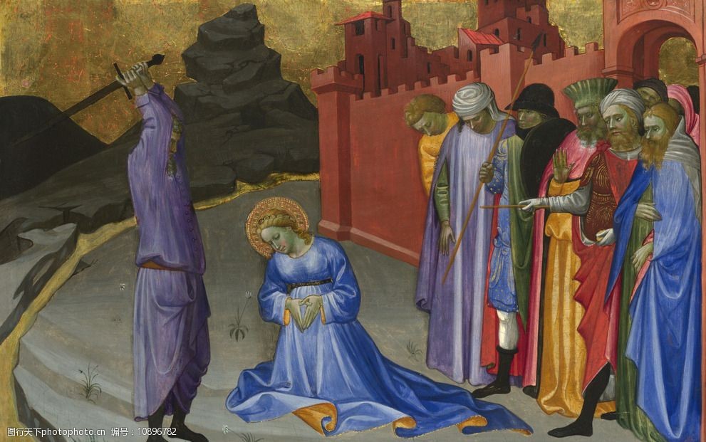 西方古代高清油画图片