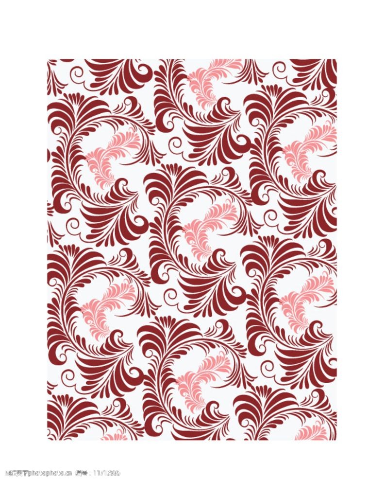 花纹花卉背景花纹面料图片