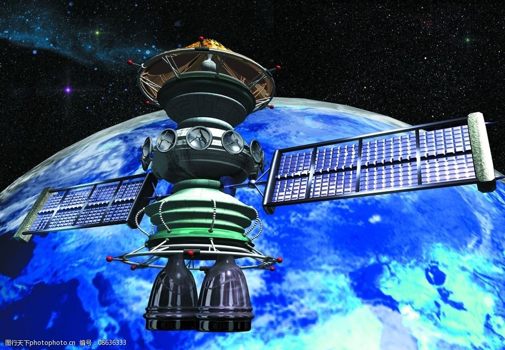 太空卫星信号接收器图片