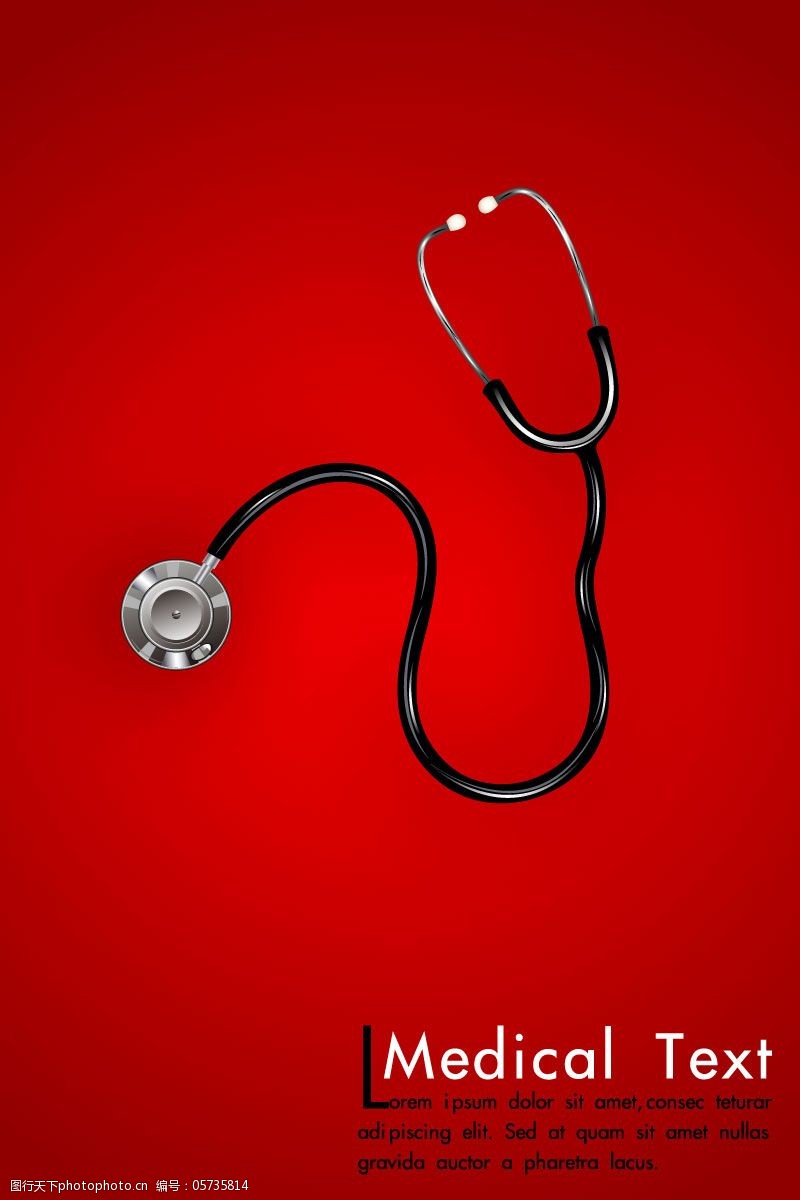 听诊器背景矢量素材免费下载 呼吸 矢量图 听诊器 心脏 医疗 医学仪器