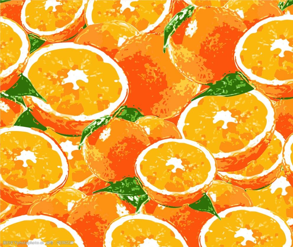 水果印花底纹背景图片