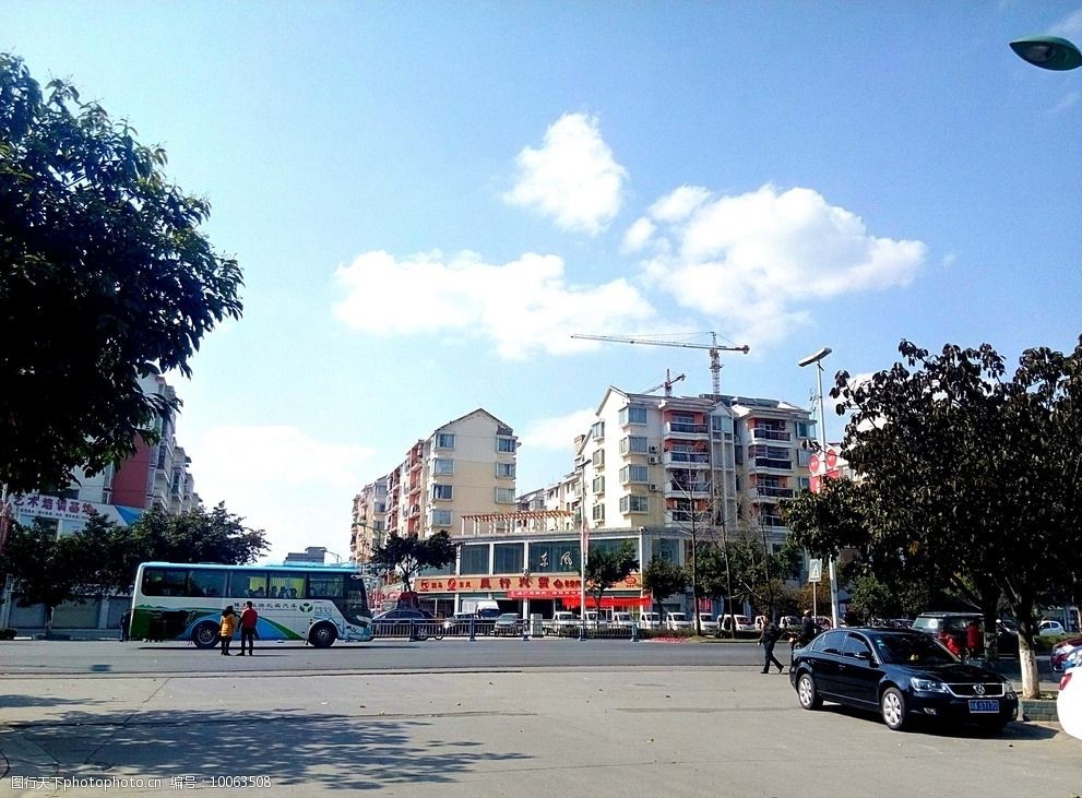 射洪县城街景图片