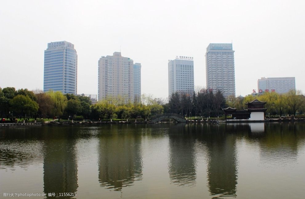 義烏繡湖公園圖片