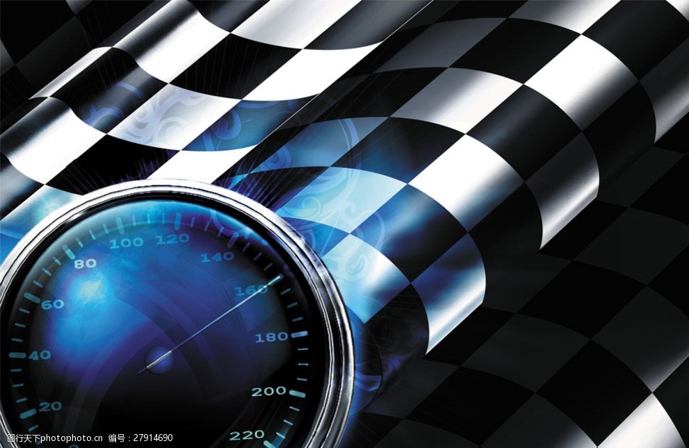 赛车专用黑白旗