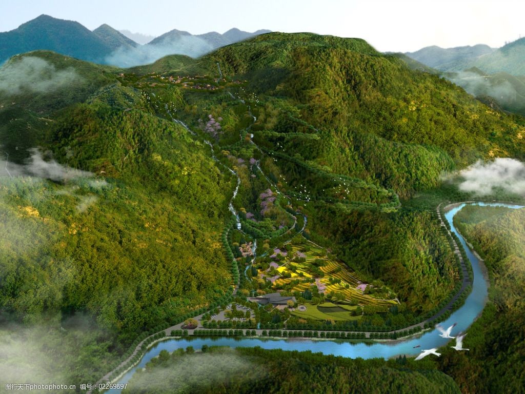 城市 规划 后期 鸟瞰图        家居装饰素材 建筑设计