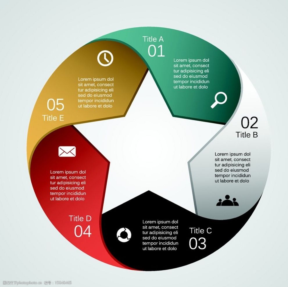 创意信息图表图片