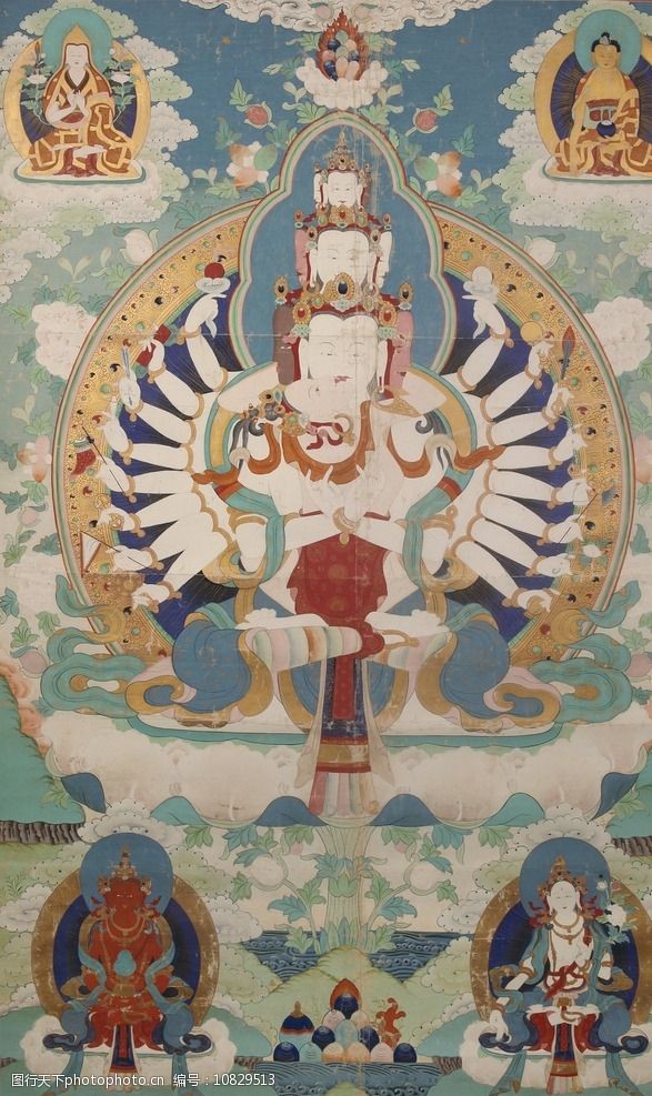 双身观音唐卡图片