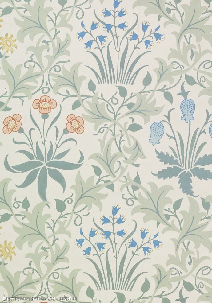 欧式古典纹样背景图片