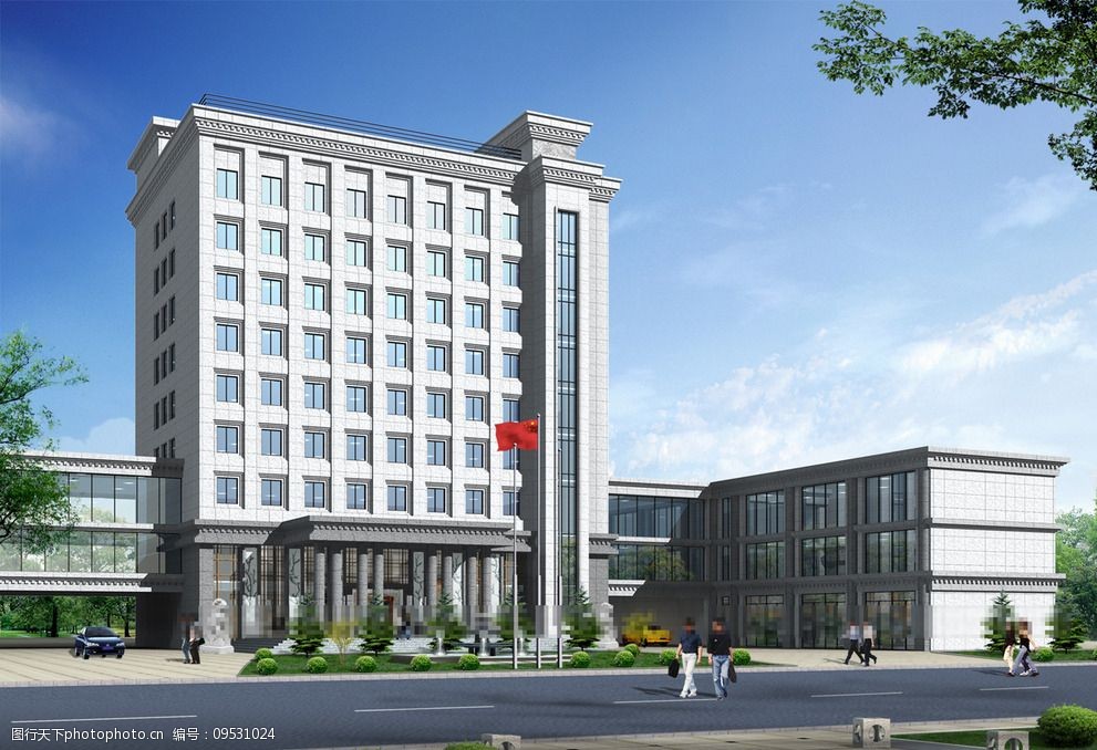 行政楼效果图图片