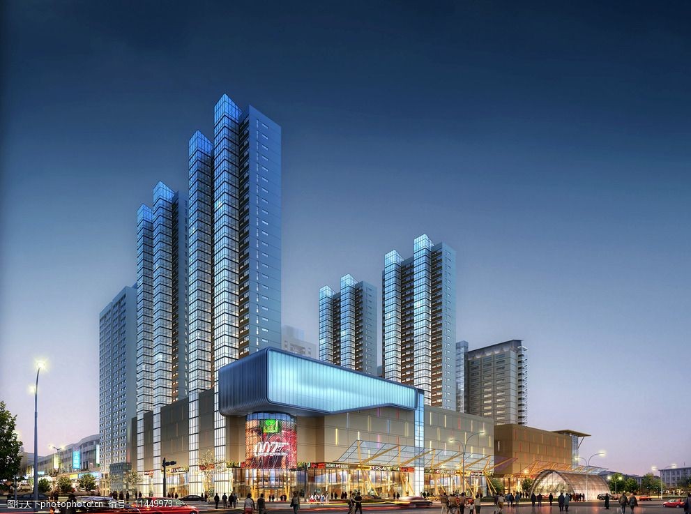商业大楼效果图图片