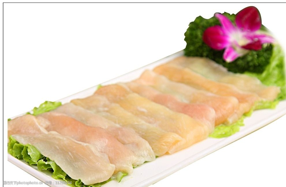 鲜滑嫩鸡片图片