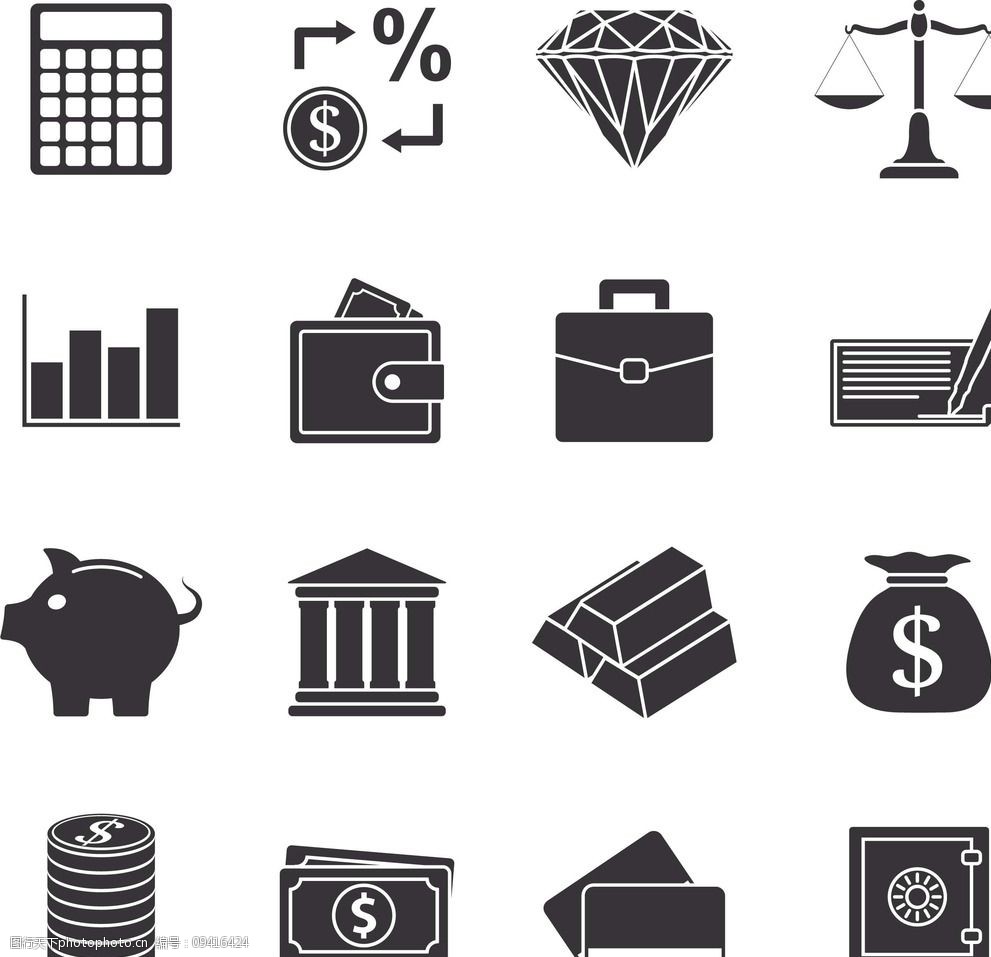 货币符号 箭头 天平 金融 广告设计 图标 标志 矢量 ai 设计 商业插画