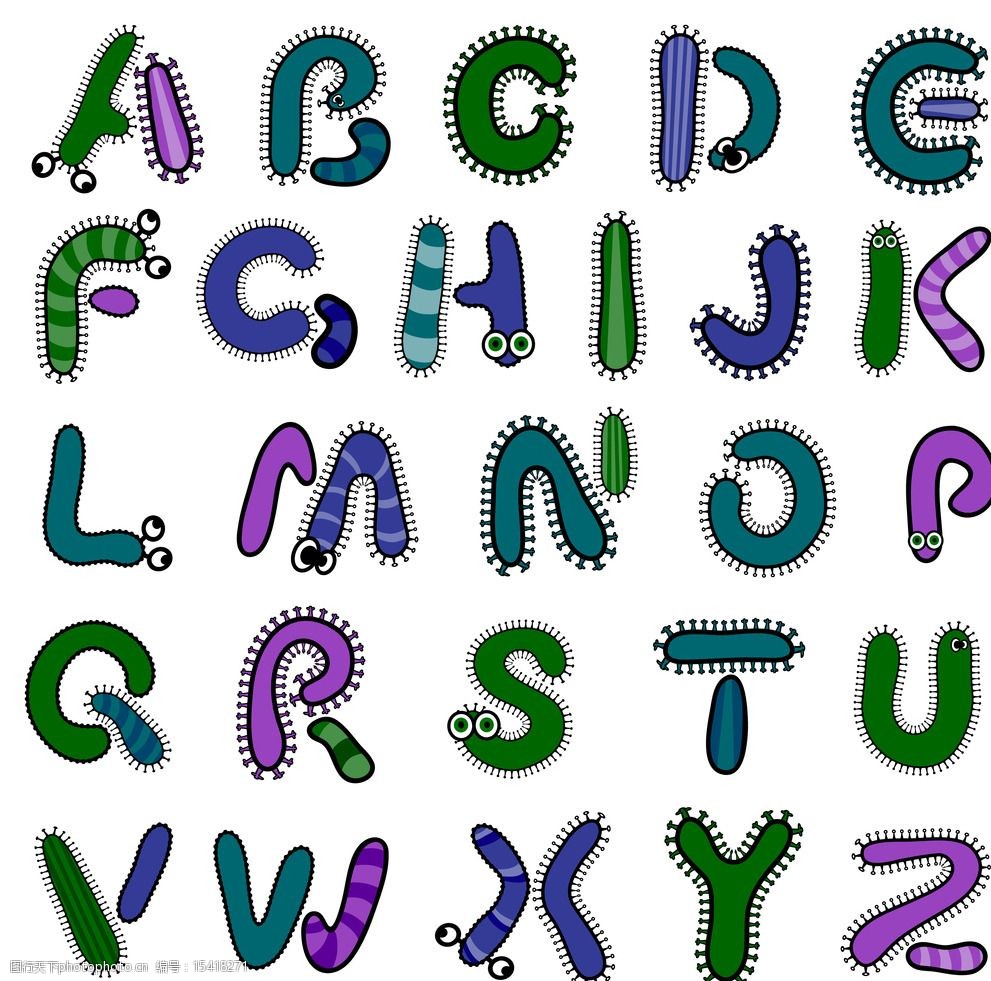 关键词:卡通字母设计 英文字母 手绘字母 拼音 创意字母 设计 矢量