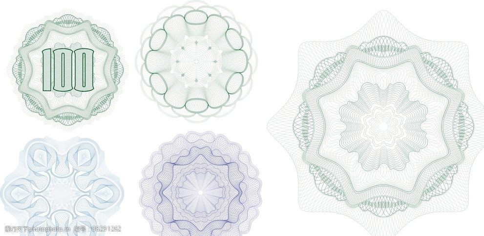 关键词:防伪图案 防伪花纹 防伪 底纹 线条 对称图案 网纹 设计 底纹