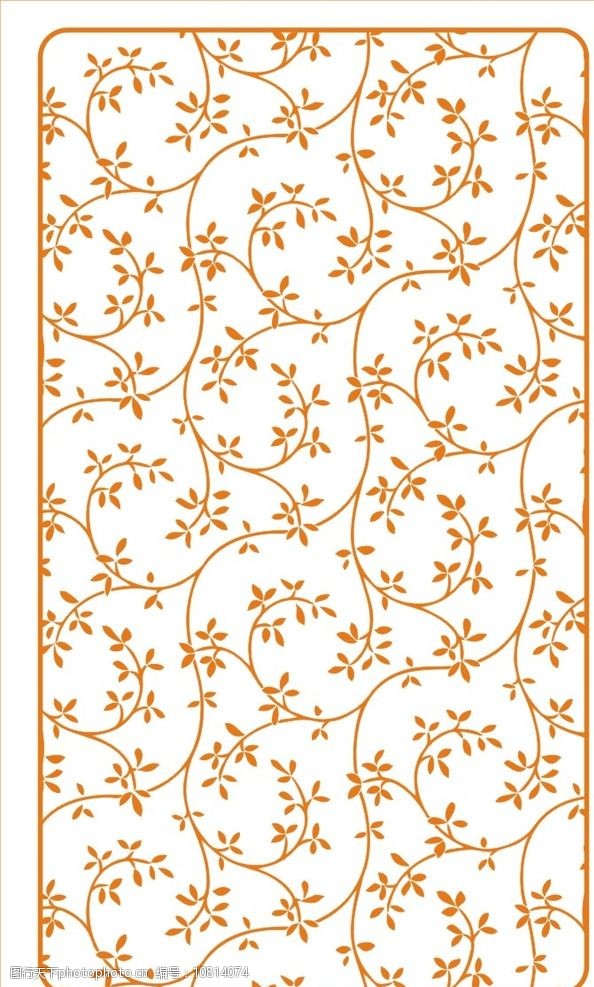 时尚枝条花纹图片