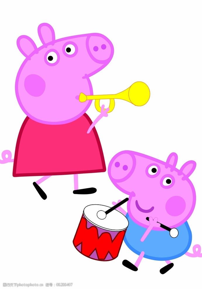 粉红猪小妹图片