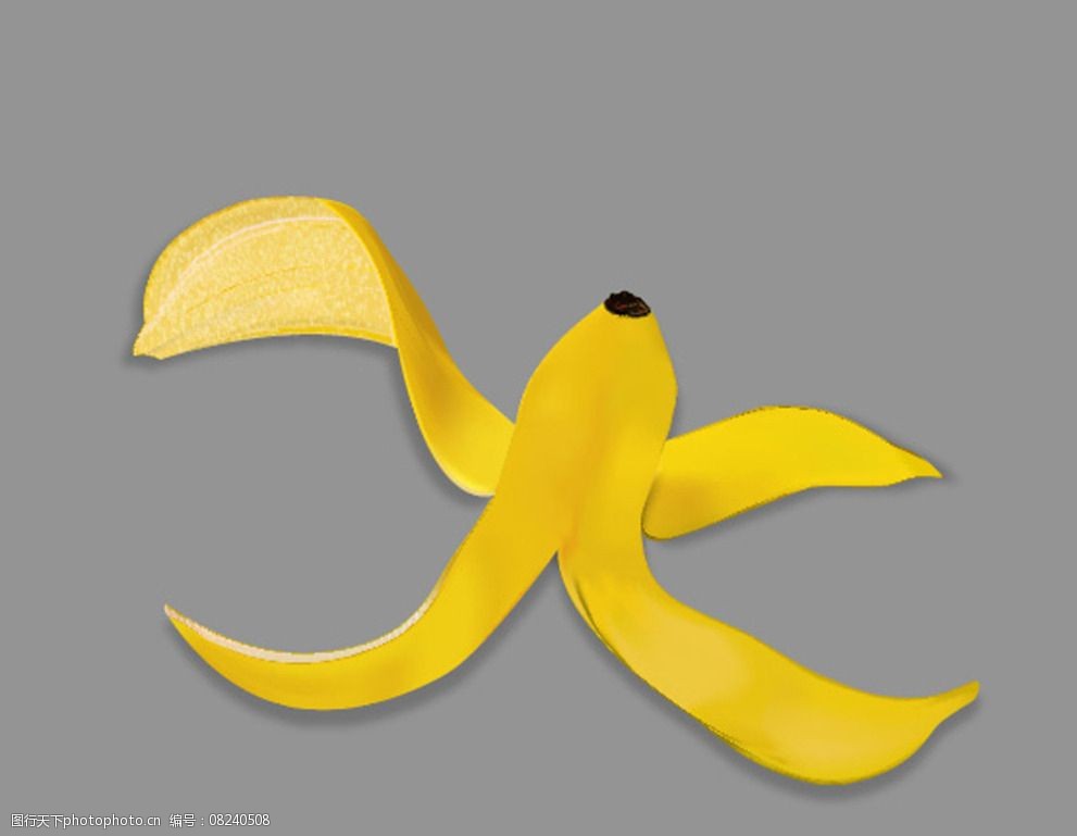 香蕉皮ai素材图片