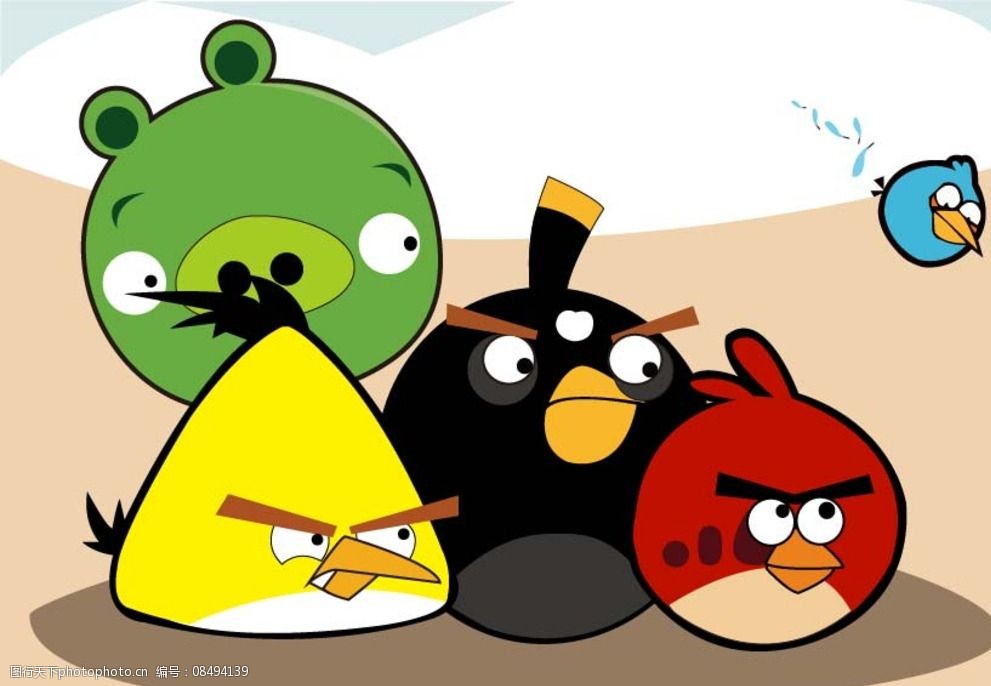 关键词:愤怒的小鸟 小鸟 卡通 游戏 愤怒 儿童 动漫人物 设计 动漫