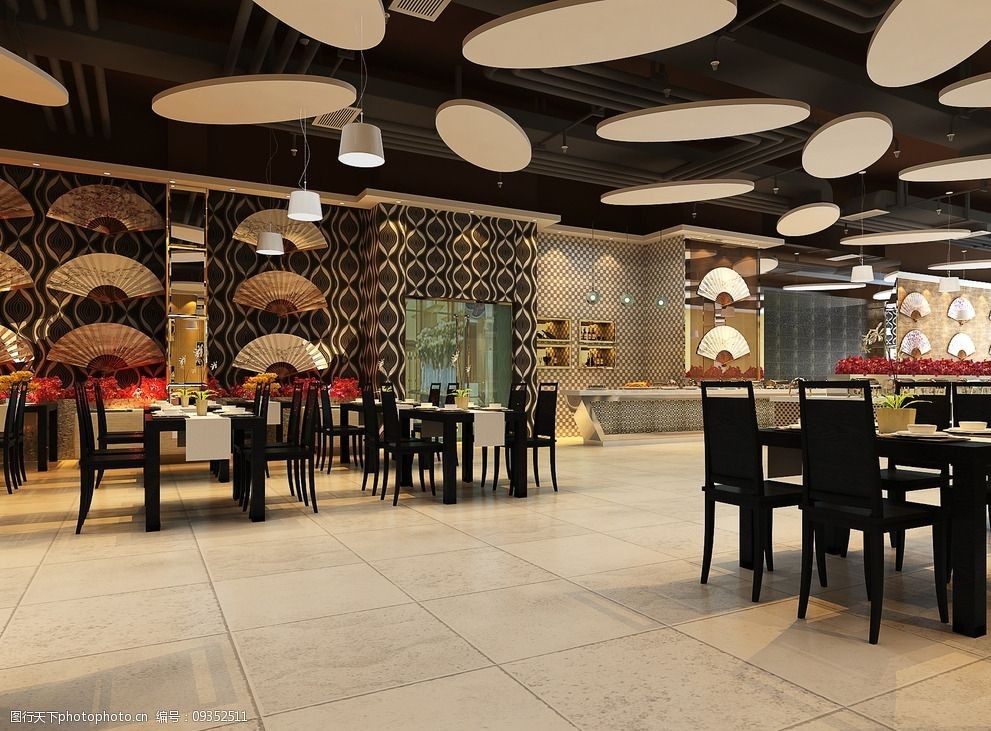 餐厅效果图图片图片-图行天下图库