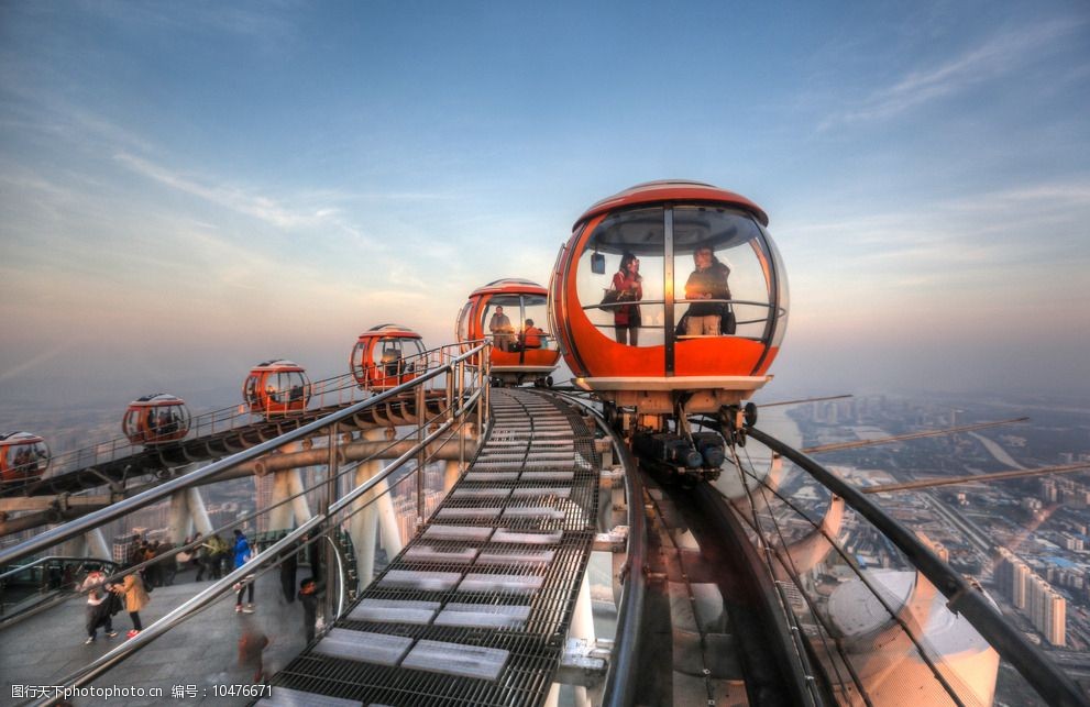 广州塔摩天轮图片