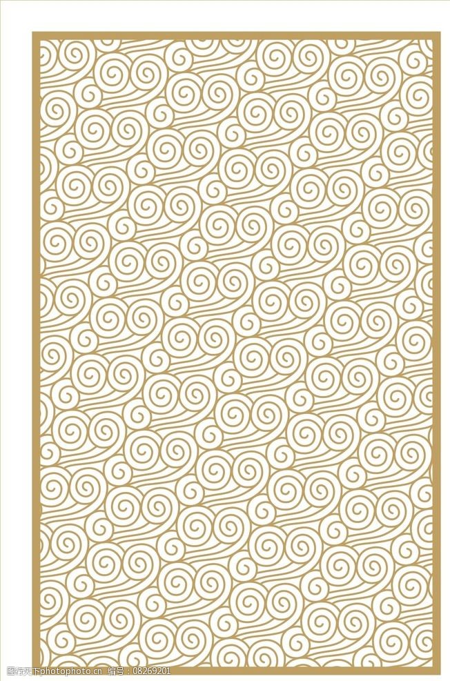 古典云纹背景图片