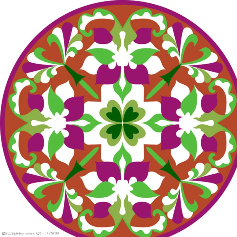 圆形图案图片图片-图行天下图库