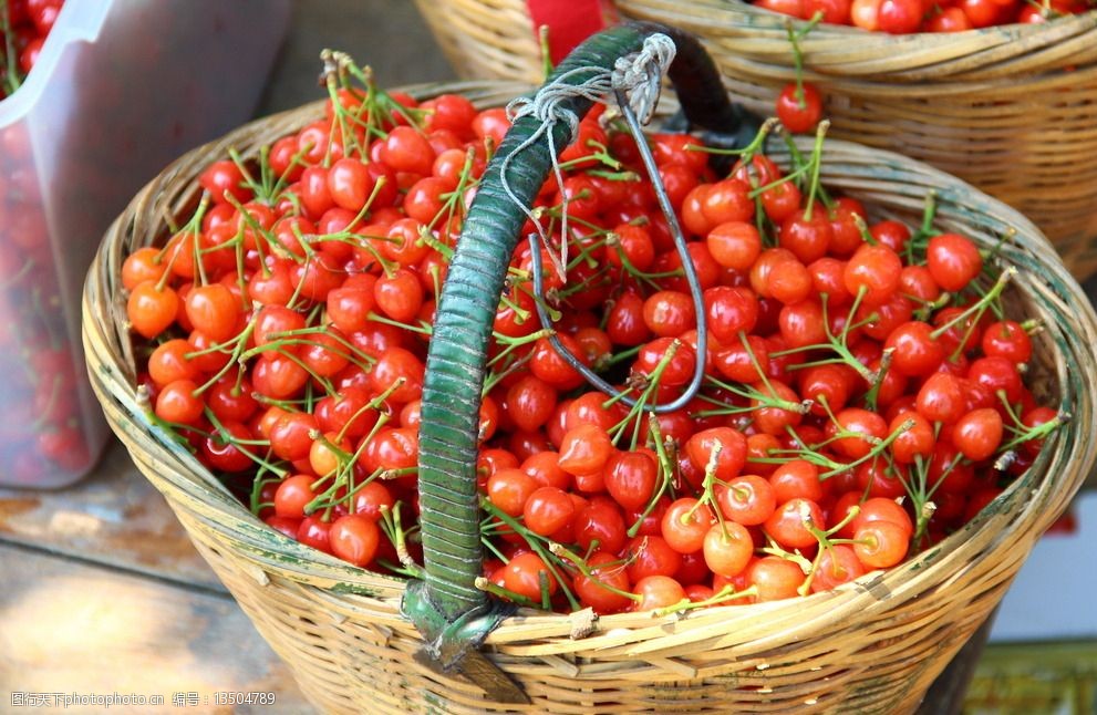 青岛崂山大樱桃新鲜水果图片