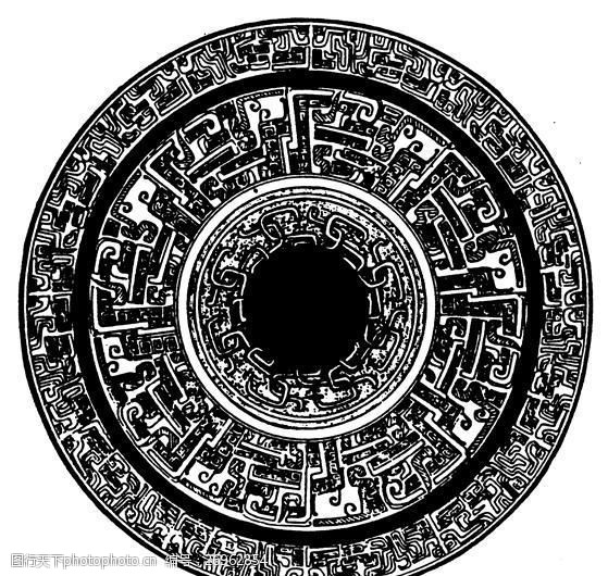 春秋战国图案青铜器图案中国传统图案_045